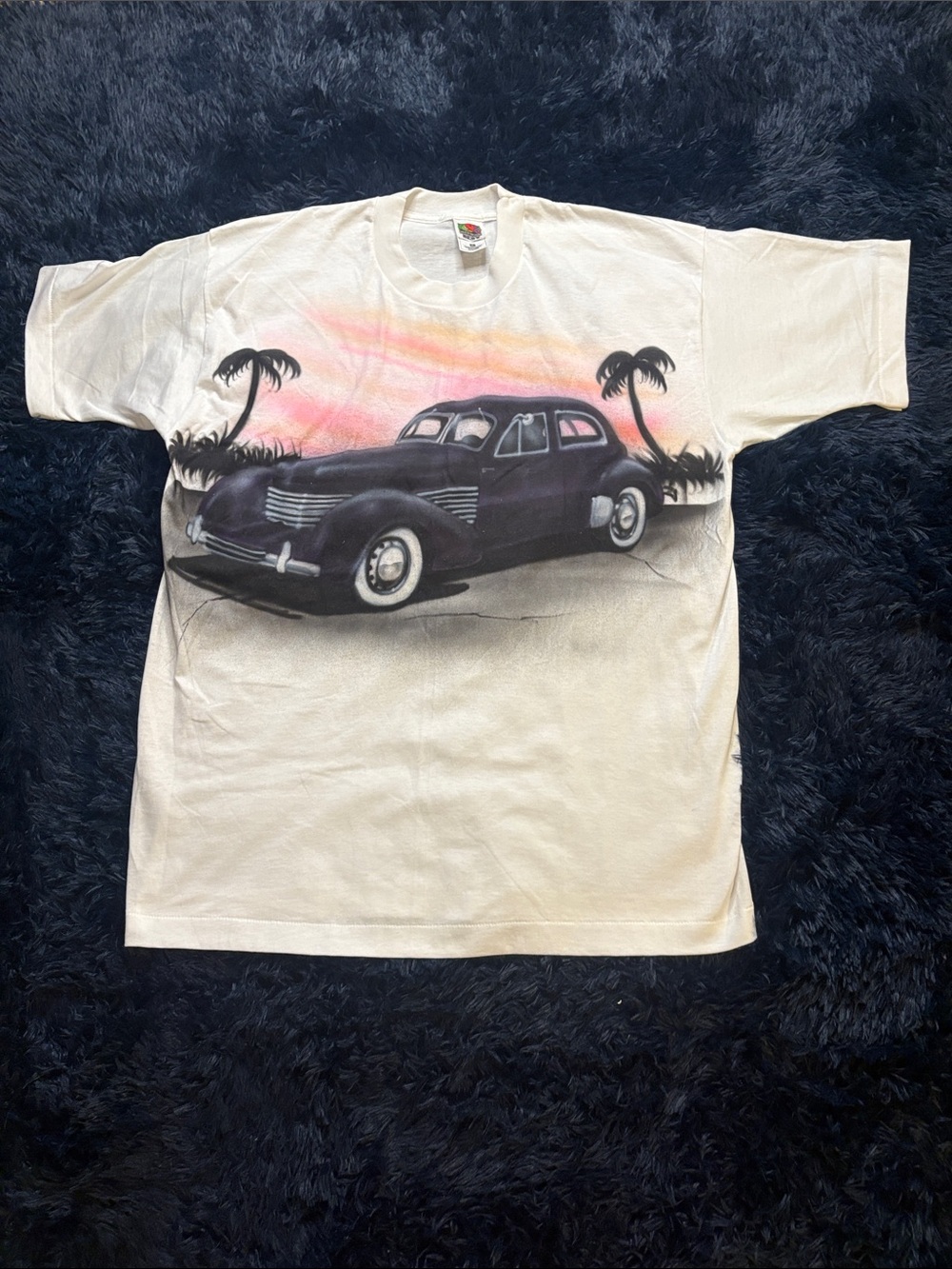 Custom Airbrushed TShirt of a  1936  Cord Westchester Sedan, Size XL
